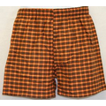 Boxer Short Flannel Orange Black